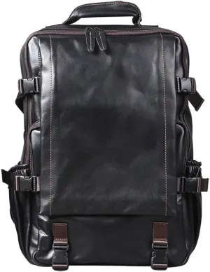 Casual Shoulder Bag Men Handmade Computer Backpack Travelling Bag