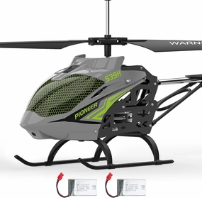 Cheerwing Remote Control Helicopter,SYMA S39H RC Helicopter with Altitude Hold and High & Low Speed Mode,2 Batteries,Big Size Aircraft for Adults Kids(Green)