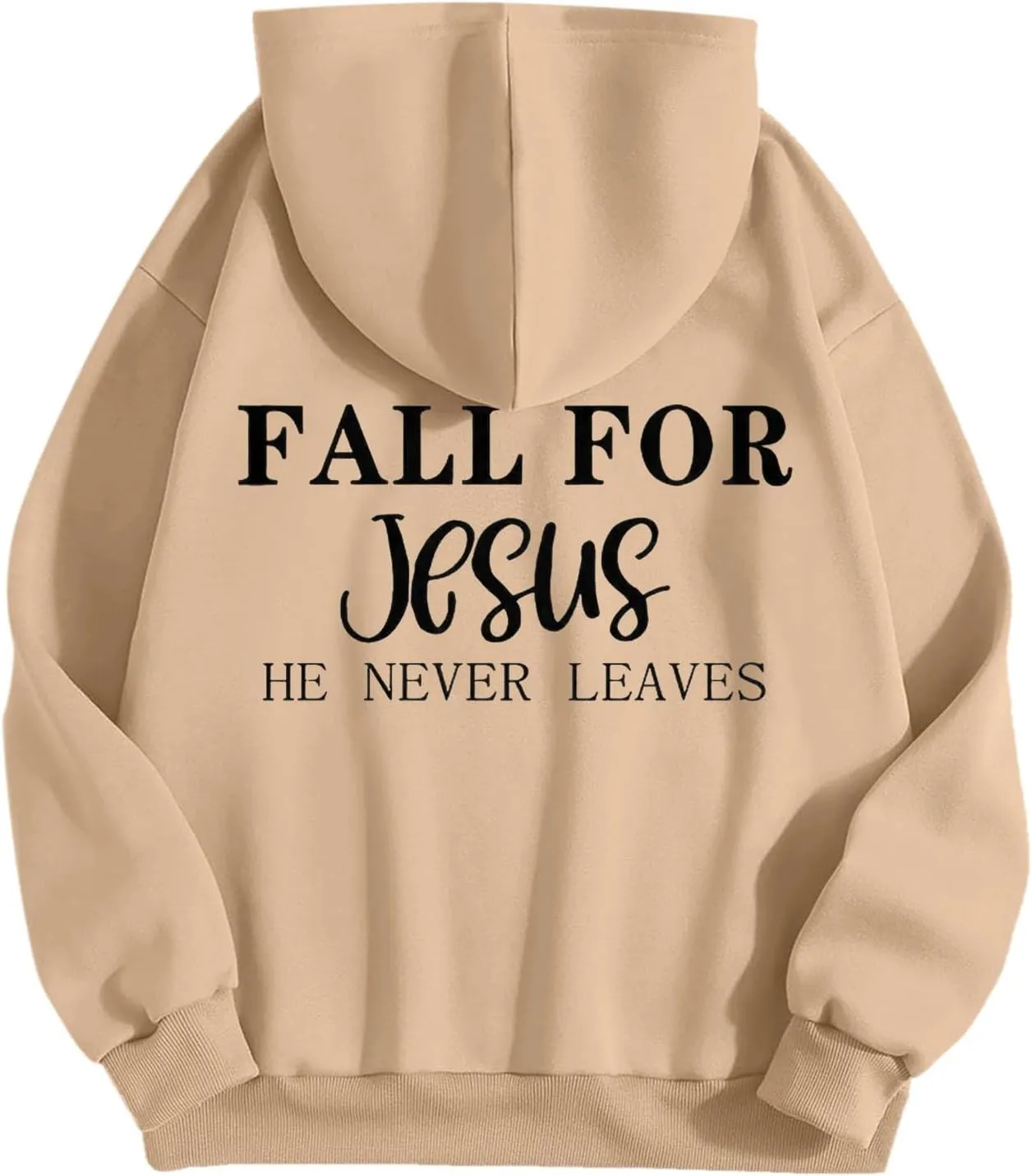 Christian Gift Casual Shirt for Women Jesus Is King Fall for Jesus He Never Leaves Christian Sweatshirt Letter Christ