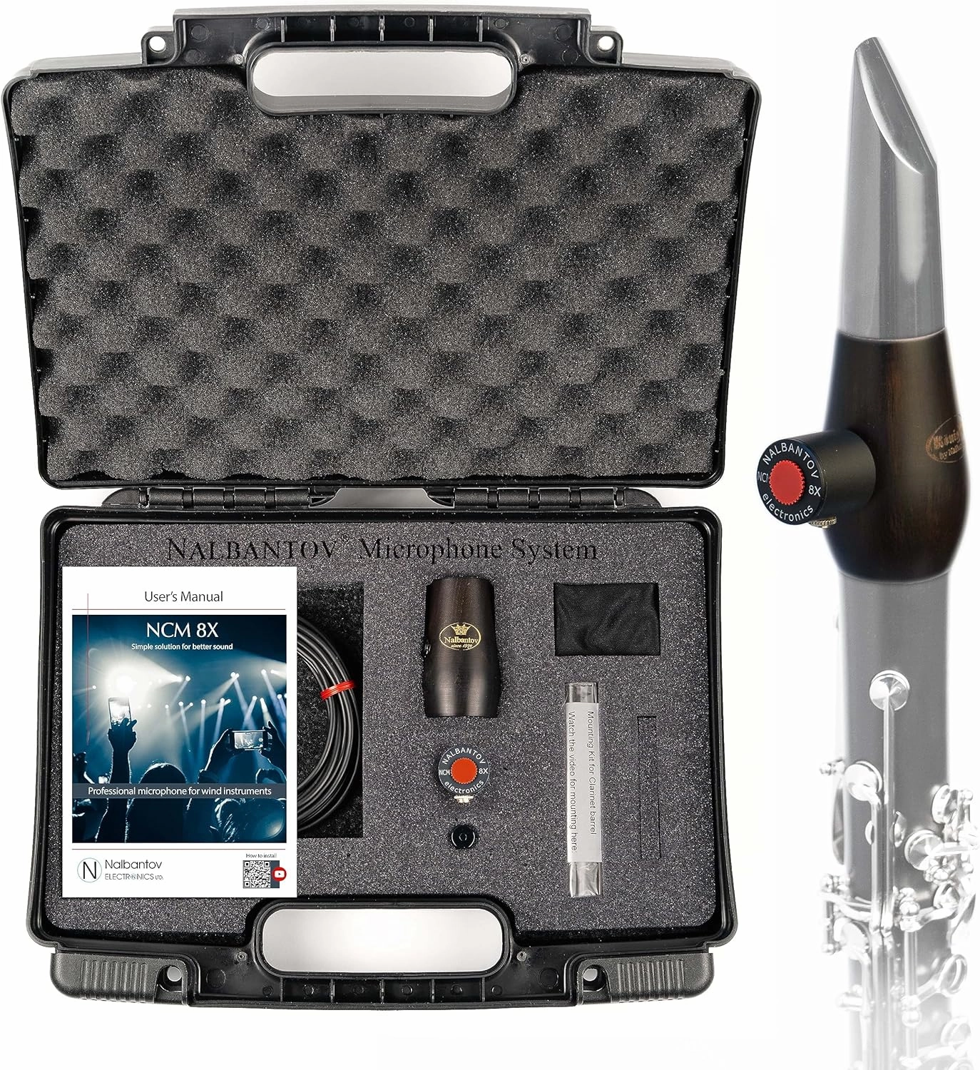 Clarinet Microphone NCM 8X SC Set   NK4 for Buffet Crampon