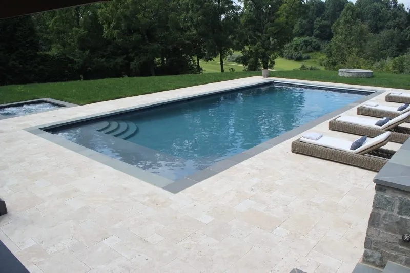 CLASSIC TRAVERTINE TUMBLED & UNFILLED 610X610X30MM PAVER