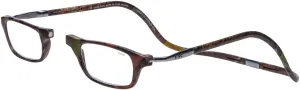 Clic Magnetic Reading Glasses, Adjustable Temple, Computer Readers, Original Expandable, (M-XL, Kings Camo, 2.00 Magnification)
