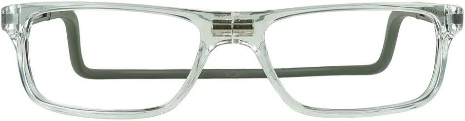 Clic Magnetic Reading Glasses for Men or Women, Soft Foldable Band, Computer Readers, Nashi (S-XL)