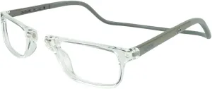 Clic Magnetic Reading Glasses for Men or Women, Soft Foldable Band, Computer Readers, Nashi (S-XL)