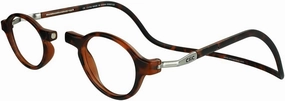 Clic Magnetic Reading Glasses for Men or Women, Computer Readers, Classic (S-M, Matte Tortoise, 2.00 Magnification)