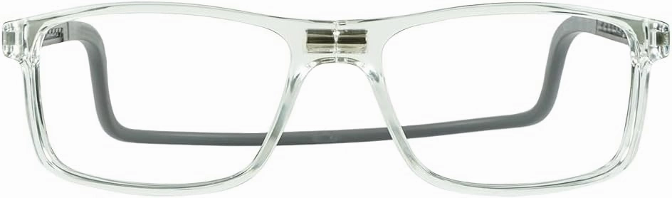 Clic Magnetic Reading Glasses for Men or Women, Soft Foldable Band, Computer Readers, Barat (S-XL)