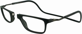 Clic Magnetic Reading Glasses for Men or Women, Soft Foldable Band, Computer Readers, Bodo (XL-XXL)