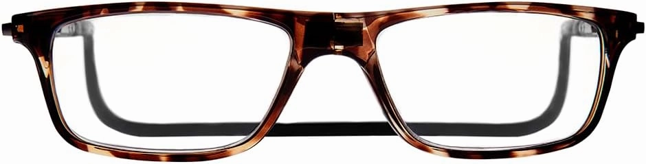 Clic Magnetic Reading Glasses for Men or Women, Soft Foldable Band, Computer Readers, Bodo (XL-XXL)
