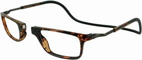 Clic Magnetic Reading Glasses for Men or Women, Soft Foldable Band, Computer Readers, Bodo (XL-XXL)