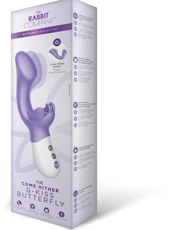 Come Hither Butterfly G-Kiss Vibe-Purple