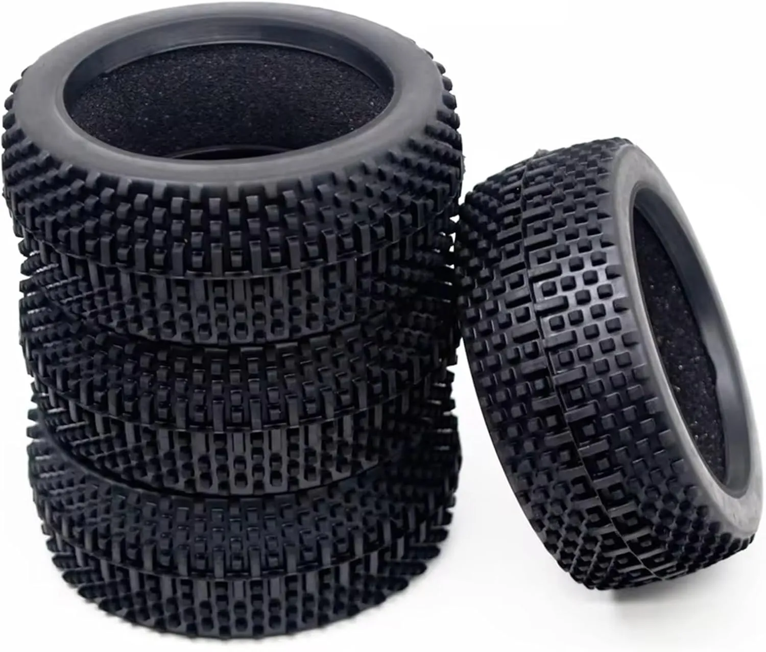 Compatible with HSP for Redcat for Losi for HPI for Kyosho MP9 for Hobao for Hyper 110mm 1/8 RC Off-Road for Buggy Car Rubber Tire Tyre RC Wheel Tires