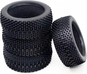 Compatible with HSP for Redcat for Losi for HPI for Kyosho MP9 for Hobao for Hyper 110mm 1/8 RC Off-Road for Buggy Car Rubber Tire Tyre RC Wheel Tires