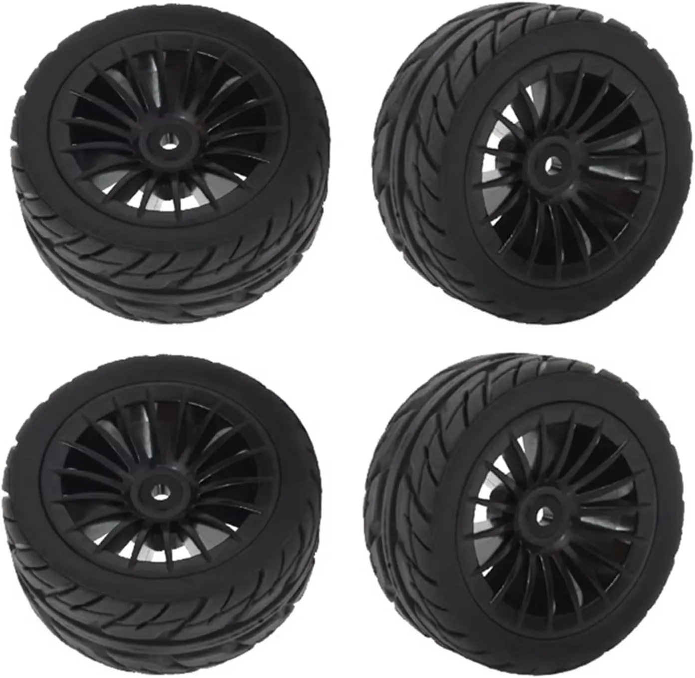 Compatible with SG1603 for SG1604 SG 1603 for UDIRC UD1601 UD1602 UD1603 UD1604 1/16 RC Car Upgrade Parts 4Pcs Rubber Tires Tyre Wheel RC Wheel Tires