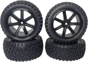Compatible with WLtoys 144001 144010 124019 124018 124017 12428 1/12 1/14 RC Car Upgrade Parts 4Pcs Large Tires Widening Tires Wheel RC Wheel Tires