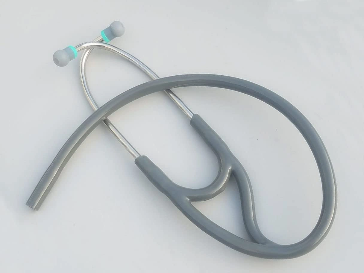 Compatible Replacement Tube by Truaevum fits Littmann(r) MasterCardiologyI(r) and Littmann(r) Cardiology III(r) Stethoscopes - 7mm Binaurals Grey TUBING