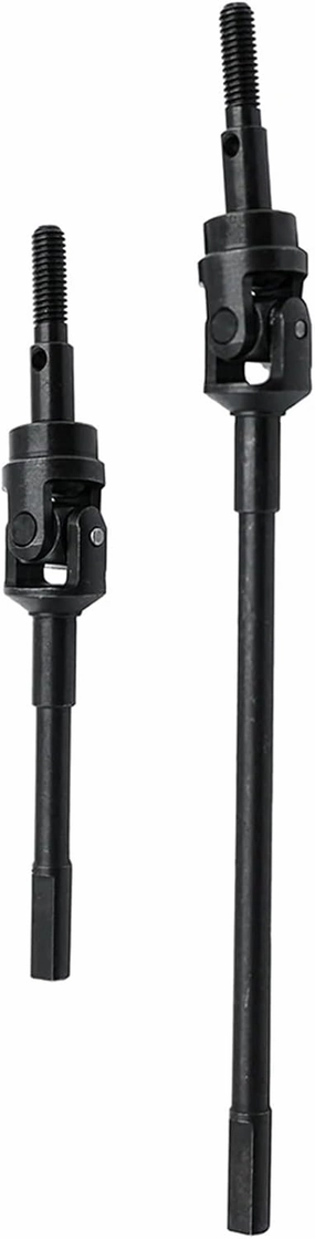 Compatible with Axial for SCX10 for PRO AXI03028 1/10 RC Crawler Car Upgrade Parts Steel Front Rear Axle CVD Drive Shaft RC Transmission Shaft(Front)