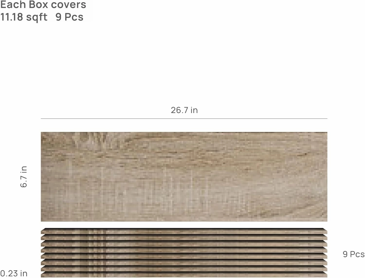 Concord 3D Wall Panels | Accent Wall Panels - Beige Oak | Slat Panels Wood | Wall Panels for Interior Wall Decor COS-033 (Pack of 9) 11.18 sqft