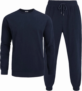 COOFANDY Men's Tracksuit 2 Piece Sweatsuit Set Long Sleeve Pullover Athletic Suit For Sports Casual Fitness Jogging