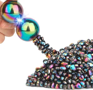 Cool Fidget Magnetic Toys Ferrite Putty for Adults Men, Magnet Slime DIY Picking Balls Stones, Stress Relief Desk Toys for Party Favors Supplies Novelty Gifts