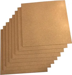 Cork Board Tiles - 8 Pack Square - 12" x 12" - 1/4" Thick Cork Tiles - Premium Natural Cork for Bulletin Board, Display or Mini Wall - 72 Self Adhesive Squares Included