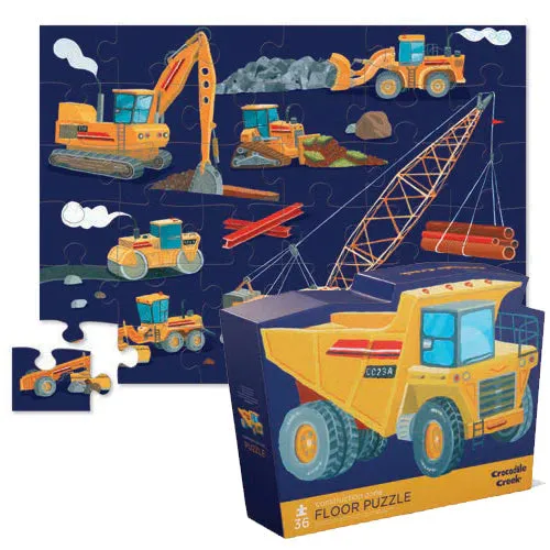Crocodile Creek | Construction Zone - 36pc Floor Puzzle