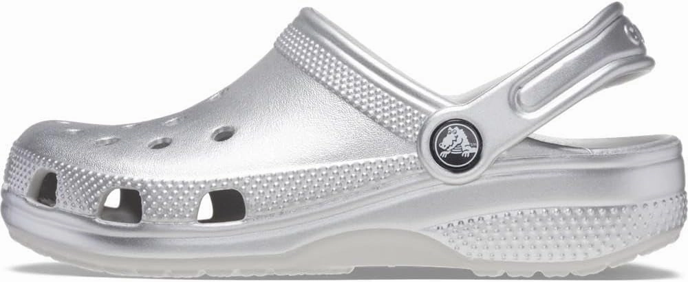 Crocs Unisex Kids 209198-0P1 Classic Metallic Cg T Sil Mtlc