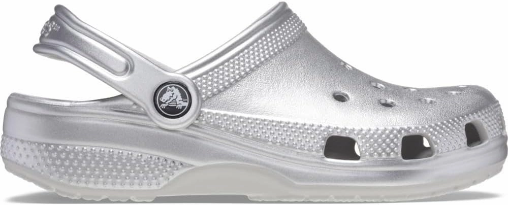 Crocs Unisex Kids 209198-0P1 Classic Metallic Cg T Sil Mtlc