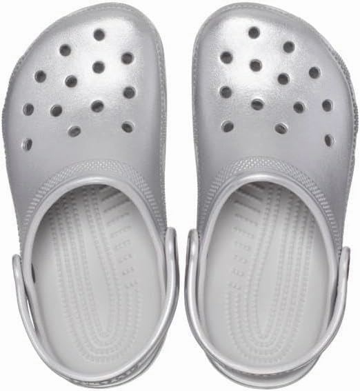 Crocs Unisex Kids 209198-0P1 Classic Metallic Cg T Sil Mtlc