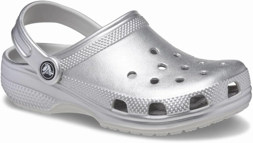 Crocs Unisex Kids 209198-0P1 Classic Metallic Cg T Sil Mtlc