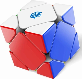 CuberShop GAN Skewb Magnetic Speed Cube (Enhanced UV Coated Version), 2020 GAN Skewb M for Speed Cubing, Smooth & Fast Skewb Cube Puzzle Toy (Enhanced Positioning System with 32 Magnets)