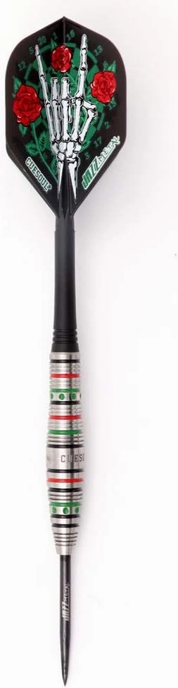 CUESOUL Jazz-Metal 21g/23g/25g 90% Tungsten Steel Tip Dart Set with Integrated Dart Shafts and Dart Flights