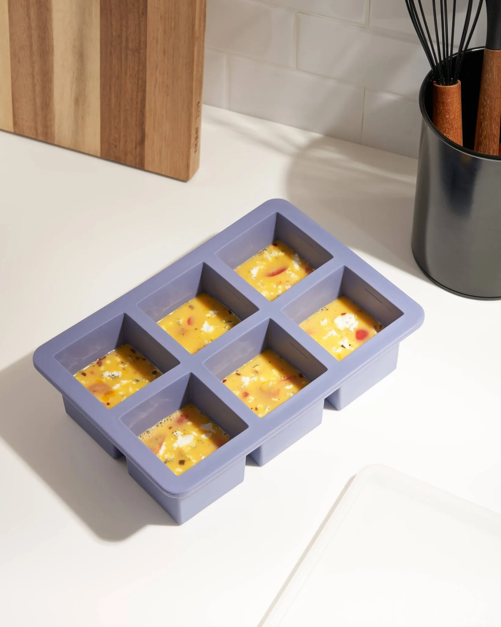 Cup Cube Silicone Food Storage Tray