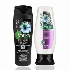 Dabur Vatika Naturals Shampoo and Conditioner Set (Black Seed)