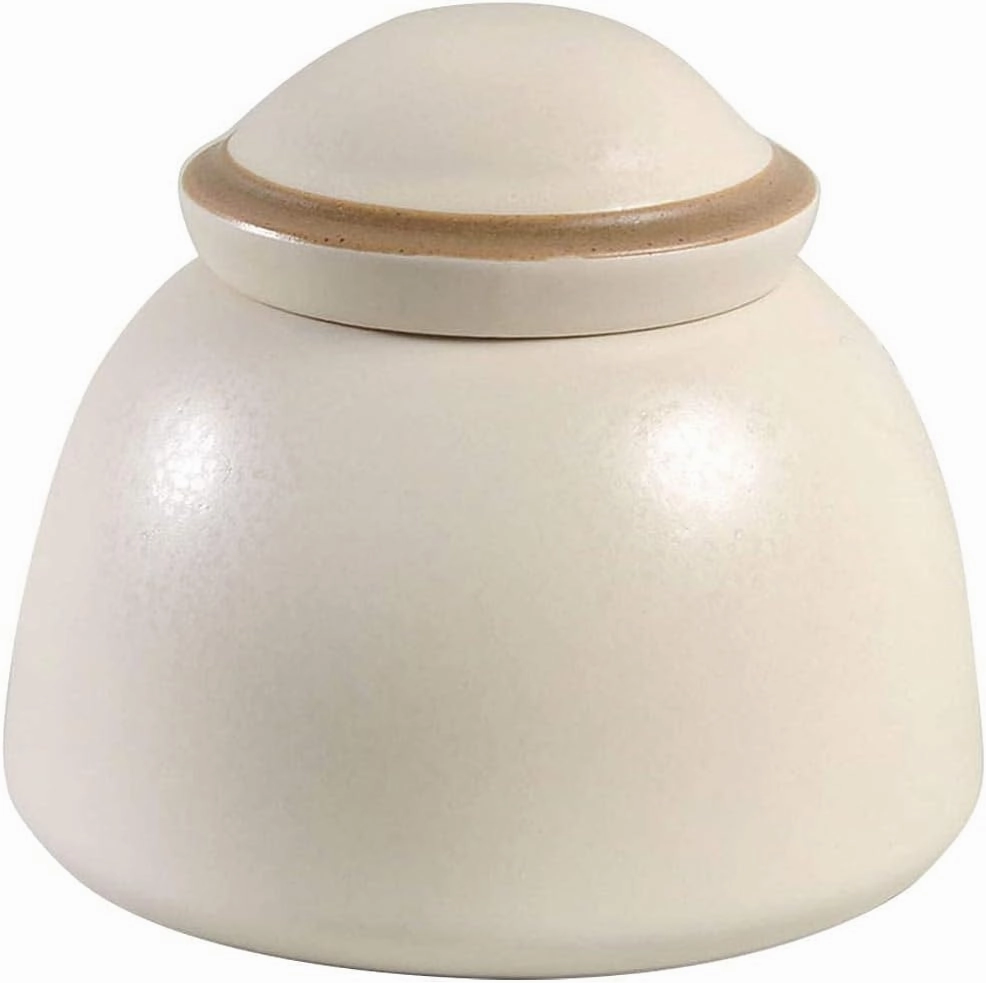 Dansk Santiago White Sugar Bowl & Lid