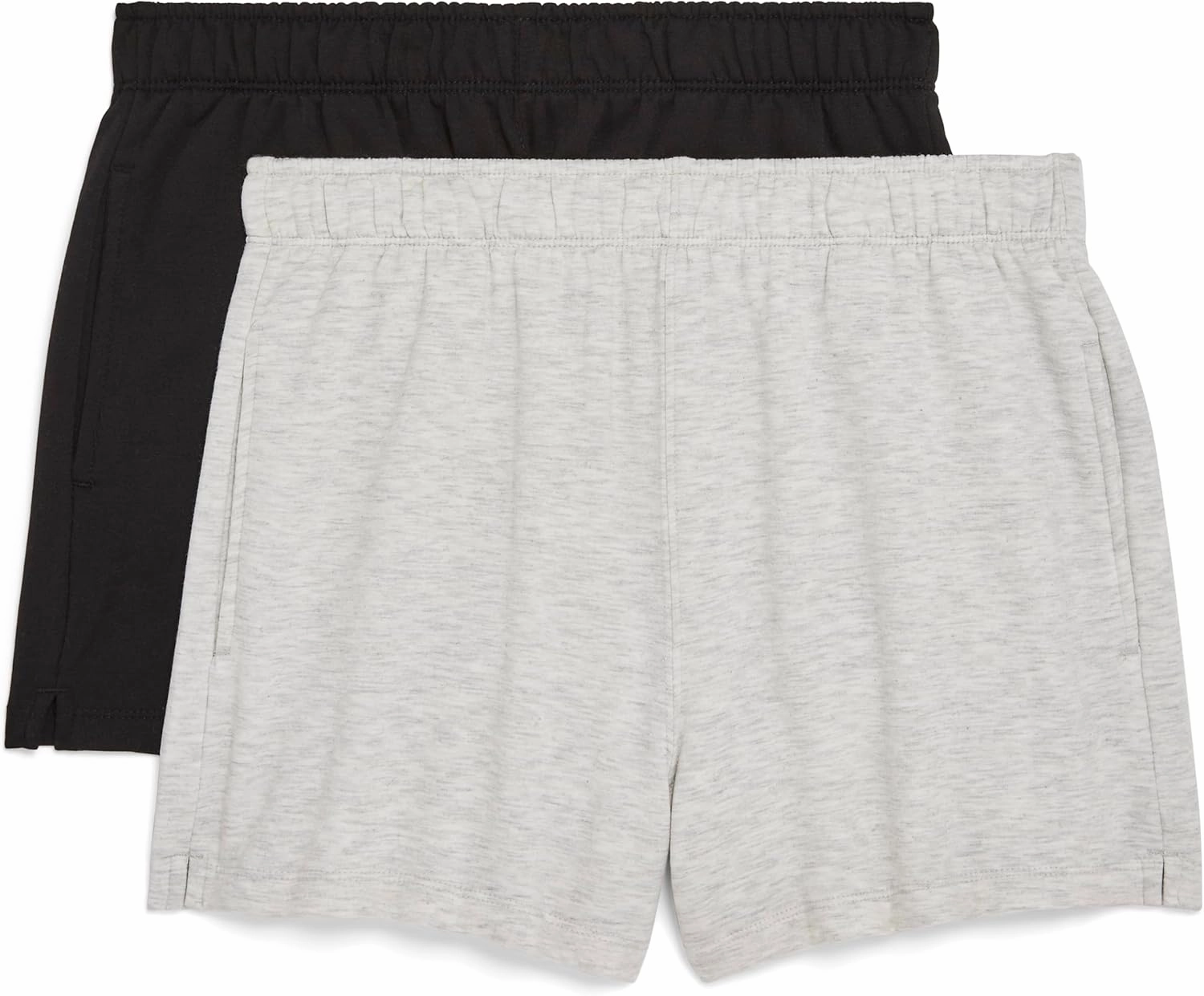 Danskin Women's 2 Pack Fleece Pull on Shorts