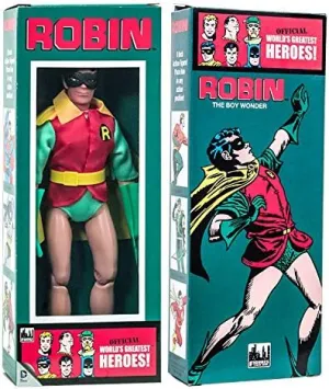 DC Comics Retro Style Boxed 8 Inch Action Figures: Robin (Removable Mask)