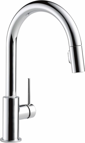 Delta 9159-DST Trinsic Kitchen Faucet, Standard, Chrome