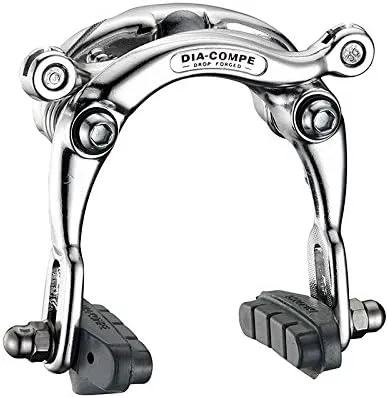Dia Compe DC-750 Road Bike Brake Caliper // Front // Center Pull // Silver