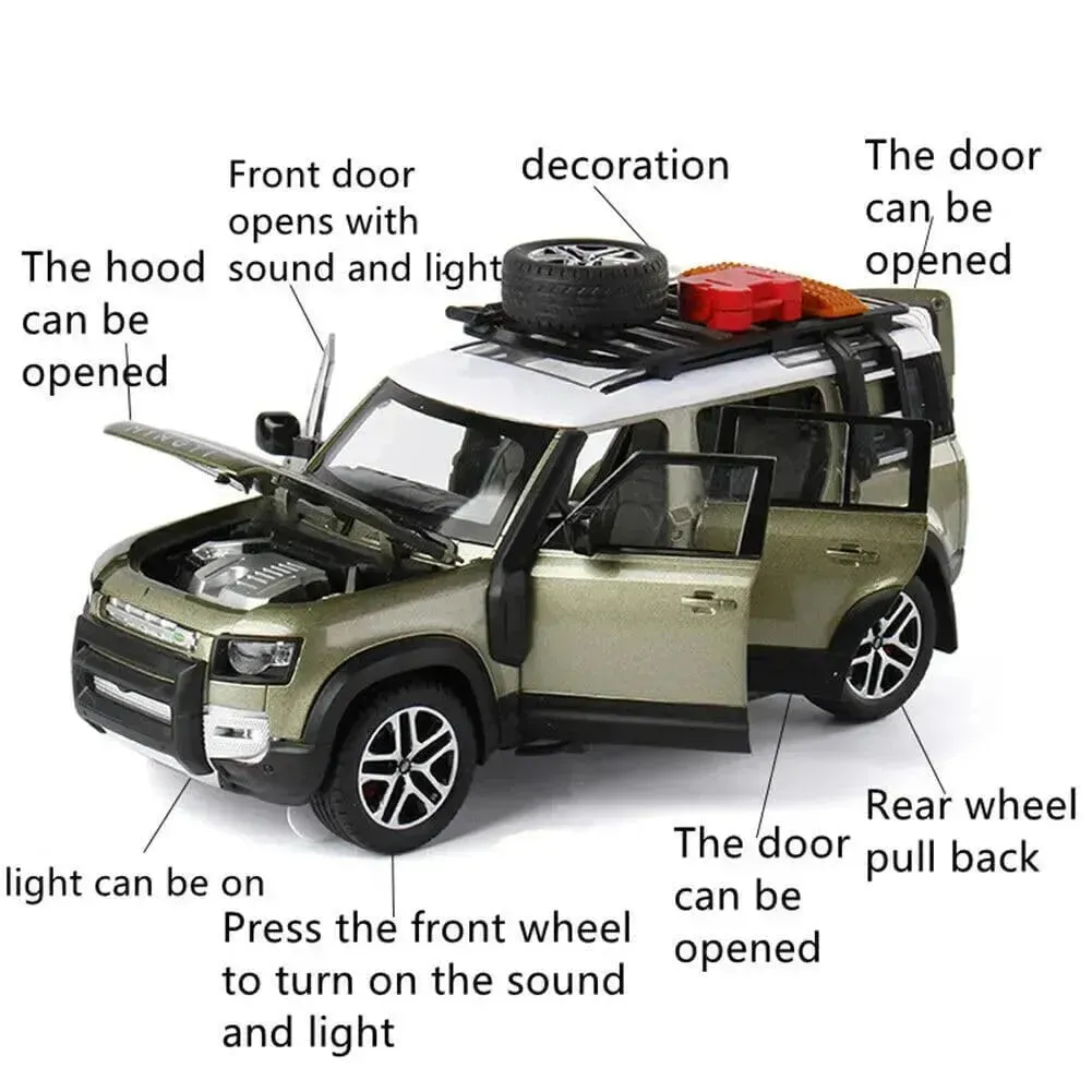 Diecast Defender Toy Car (1:22 Scale)