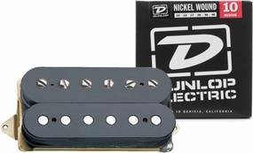 DiMarzio DP193 F-Spaced Air Norton Humbucker Pickup, Black w/Strings