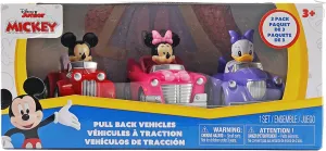 Disney Jr. 3.5" Pull-Back Assortment 3-Pack