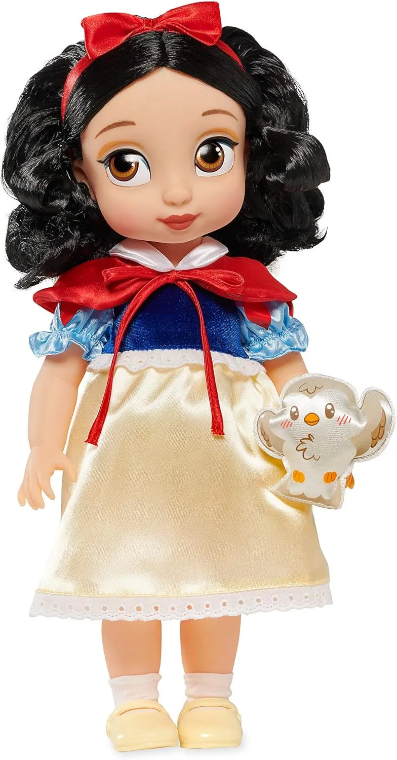 Disney Store Official Animators' Collection Snow White Doll, 16 Inch, Molded Details, Fully Posable Toy in Satin Dress - Suitable for Ages 3  Toy Figure