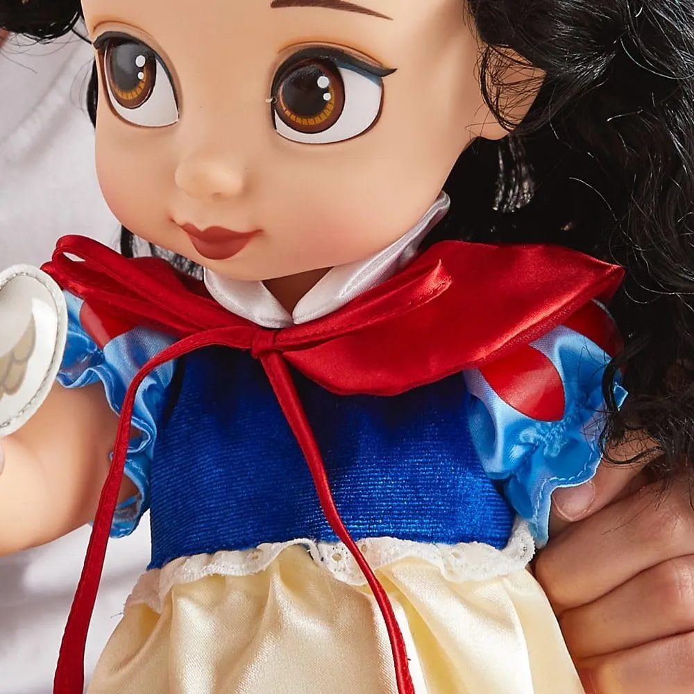 Disney Store Official Animators' Collection Snow White Doll, 16 Inch, Molded Details, Fully Posable Toy in Satin Dress - Suitable for Ages 3  Toy Figure