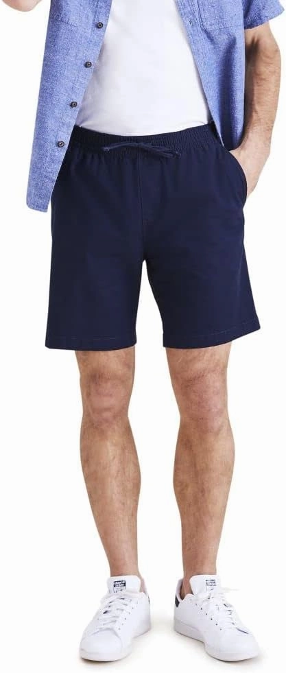 DOCKERS Mens Ultimate Straight Fit 7.5" Pull on Shorts With Supreme Flex