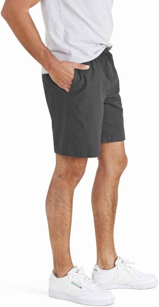 DOCKERS Mens Ultimate Straight Fit 7.5" Pull on Shorts With Supreme Flex