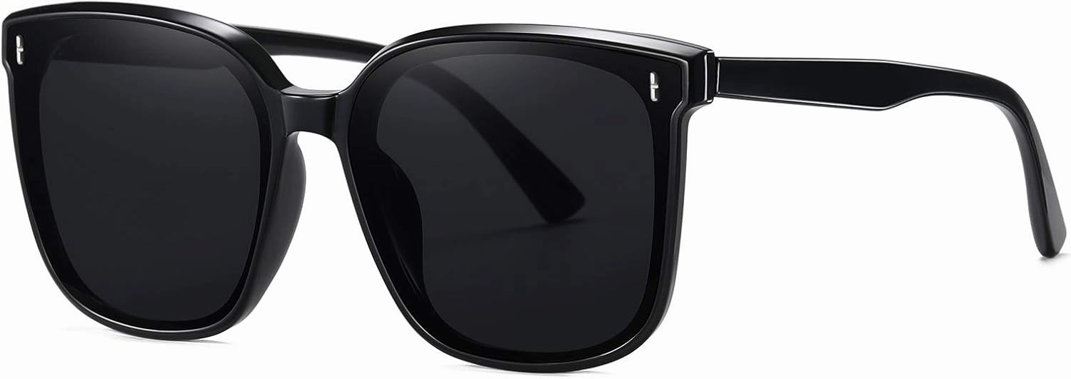 Dollger Retro Oversized Square Sunglasses for Women Trendy Classic Style Sun Glasses UV400 Protection