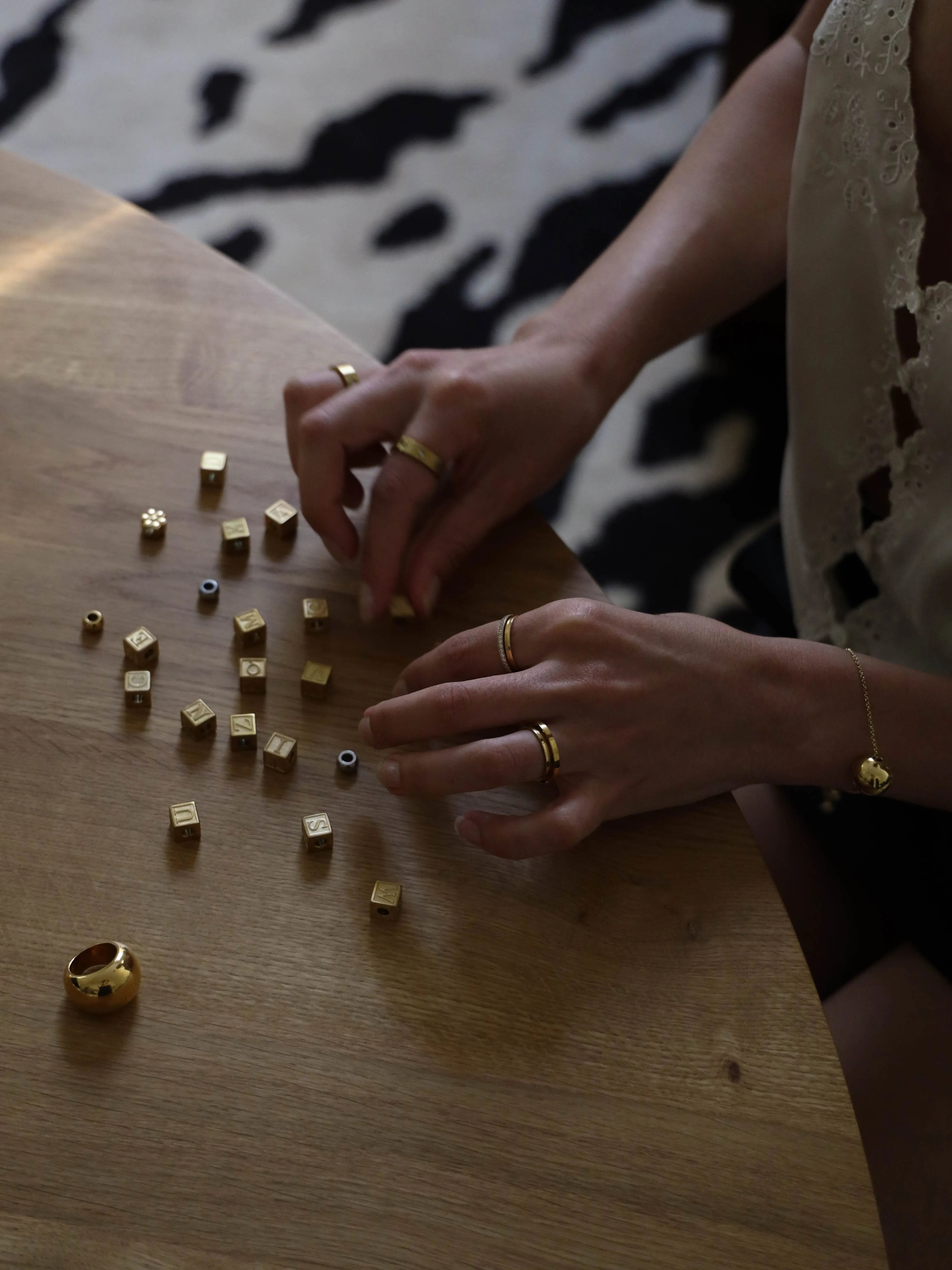 Double Band Ball Ring