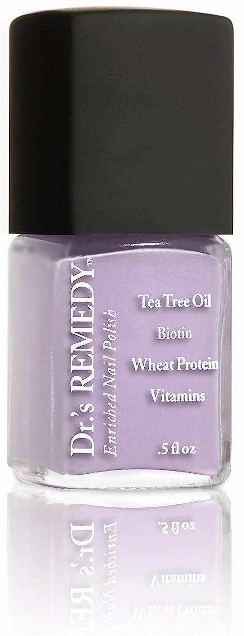 Dr’s Remedy 3 Pack Nail Polish Kit, PURPLE Power, Non Toxic and Organic All Natural Enriched Nail Strengthener - TOTAL Two-in-One/AMITY Amethyst/LYRICAL Lilac