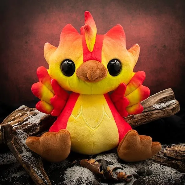 Dragons and Beasties Ember: Phoenix Plush (Classic Red)