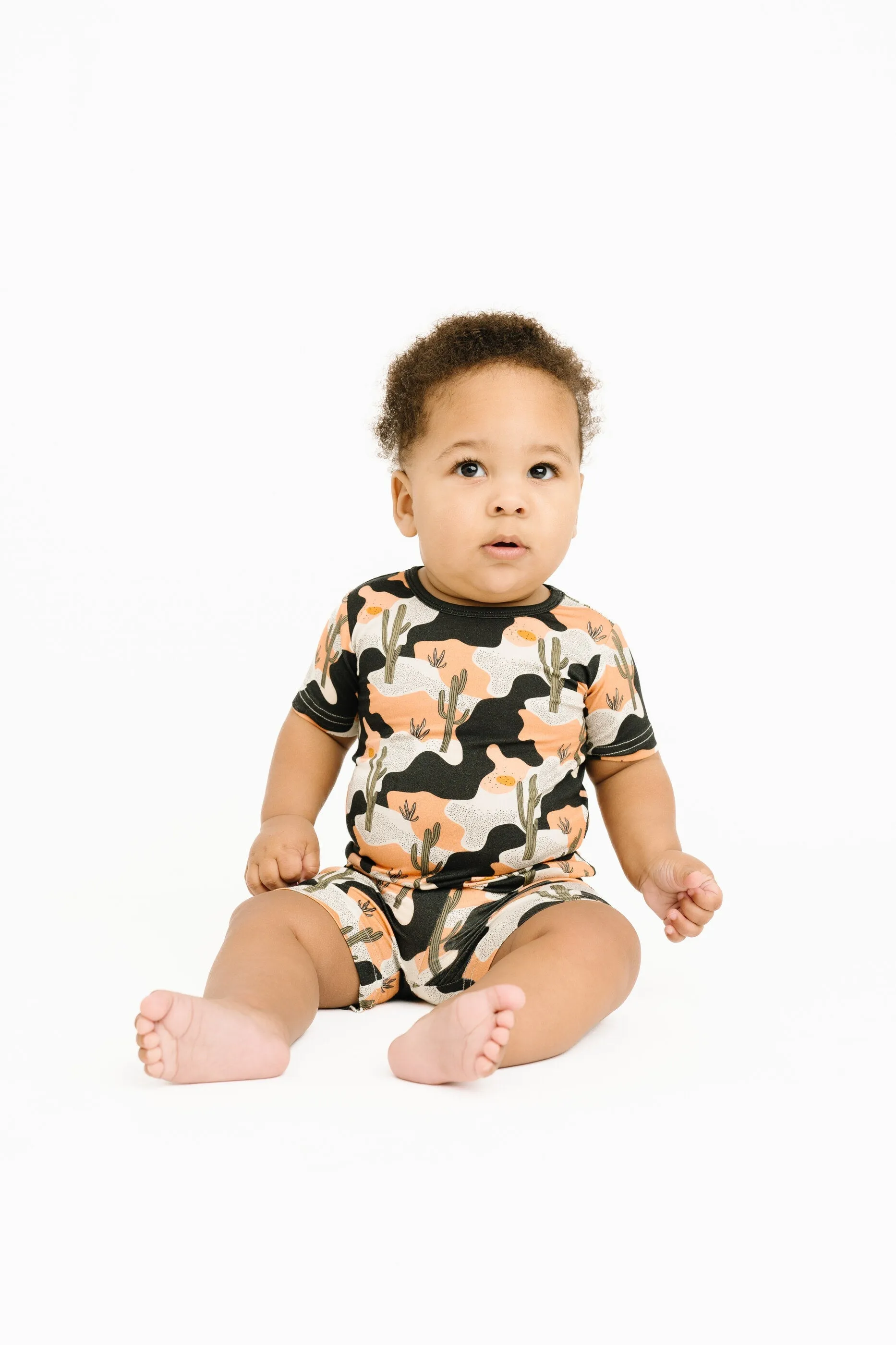 Dusk Desert Bamboo Shorts Set